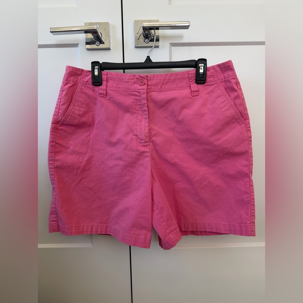Talbots‎ Women’s Pink Twill Shorts with Stretch, Size 16